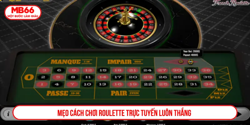 Bí kíp để người chơi áp dụng roulette trực tuyến tại MB66