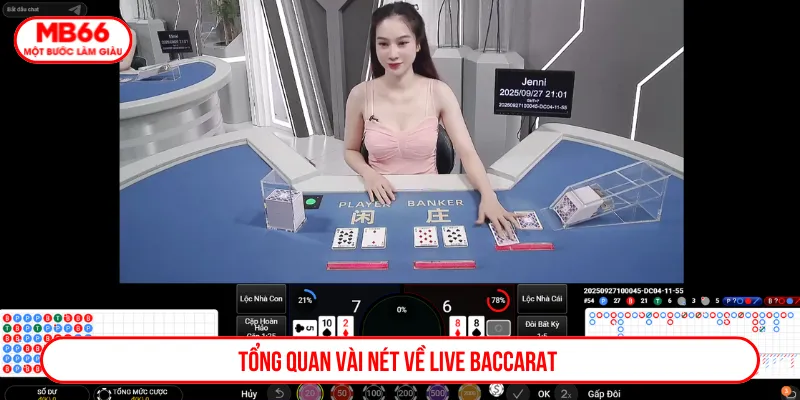 Live baccarat được phát sóng trực tiếp chất lượng cao