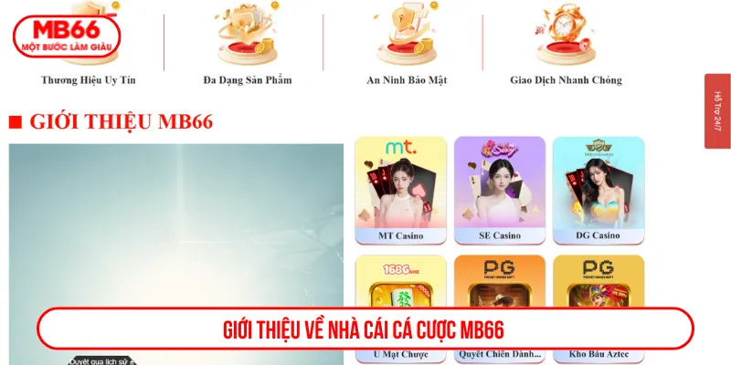 MB66 là sân chơi minh bạch và uy tín nhất hiện nay