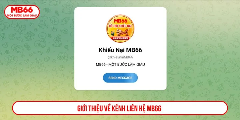 Liên Hệ MB66 Hỗ Trợ Người Chơi Nhanh Chóng 24/7 MB66 cung cấp nhiều kênh liên hệ chính thức